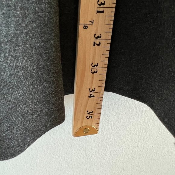 Vince Drop Waist Pleated Cocktail Dress 6 Gray V-Neck - Picture 5 of 10